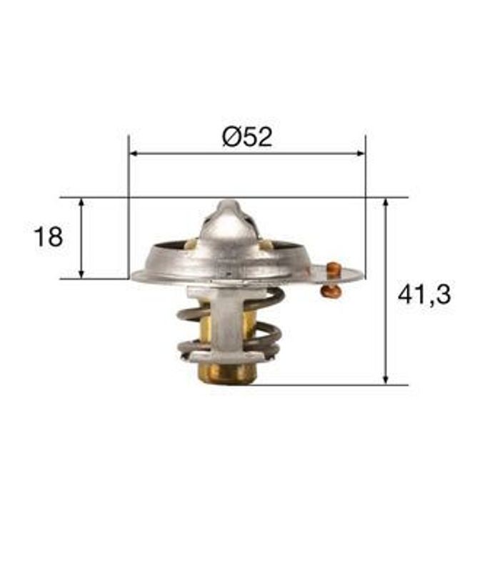 Thermostat, Kühlmittel