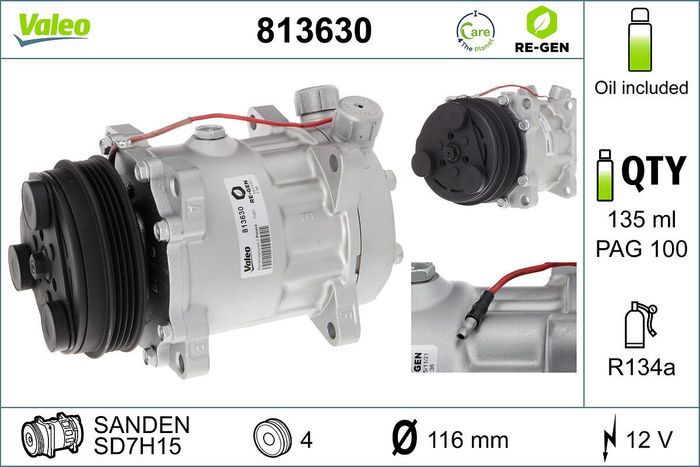Kompressor, Klimaanlage