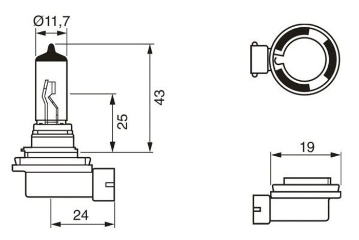 Glühlampe, Fernscheinwerfer