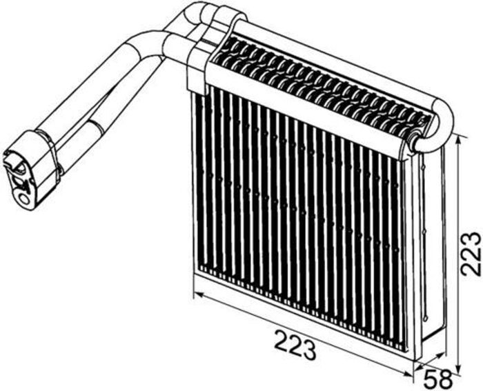 Verdampfer, Klimaanlage