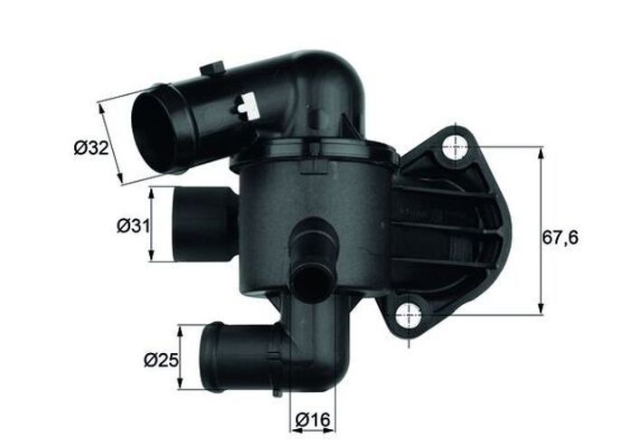 Thermostat, Kühlmittel