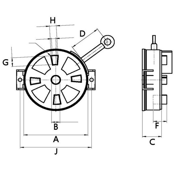 Halter, Kohlebürsten