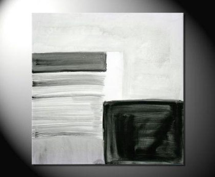 Fiona Ritz "GRAY CUBE" Moderne Kunst, abstrakt