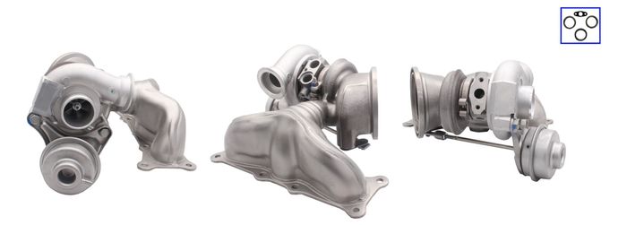 Turbolader (Runderneuert, mit Dichtungssatz) passt zu: BMW 1 (E82), 1 (E88),...