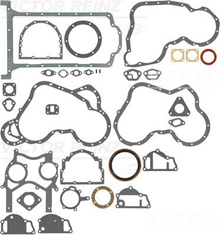 kompletter Satz von Motordichtungen/unten 4.236 passt zu: AKTIV FISCHER M 800...