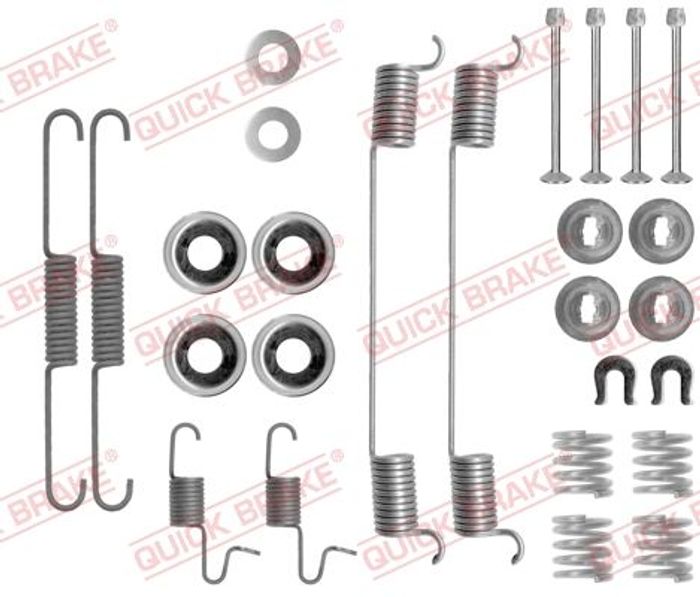Montagesatz der Bremsbacken (TOKICO) passt zu: NISSAN NAVARA, NP300, PICK UP,...