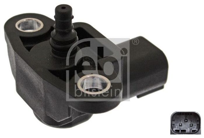 Drucksensor im Ansaugkrümmer (3 pin) passt zu: MERCEDES A (W169), B SPORTS TO...