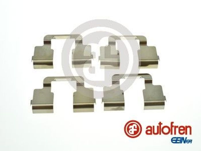 Montagesatz des Bremsklotzes hinten passt zu: CITROEN JUMPY II; FIAT SCUDO; P...