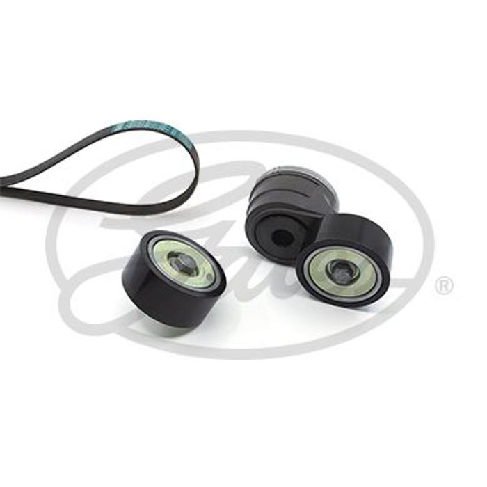 Satz der Rippenriemen (mit Spanner) passt zu: FORD CARGO II FHT6 09.15