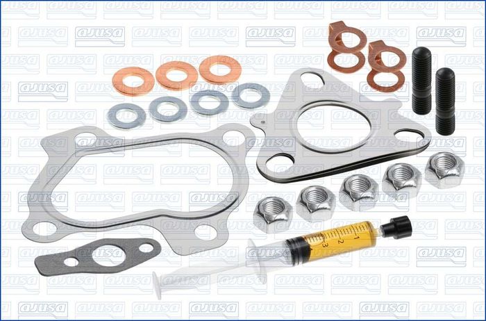 Montageset der Turbokompressors (mit Dichtungen) (motorcode 4D56 (16V)) passt...