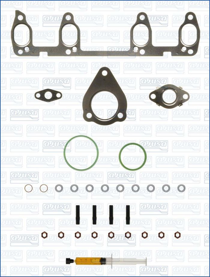 Montageset der Turbokompressors (mit Dichtungen) passt zu: VW BORA, BORA I, G...