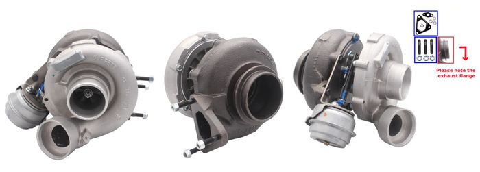 Turbolader (Runderneuert, mit Dichtungssatz) passt zu: MERCEDES E (W210), E T...