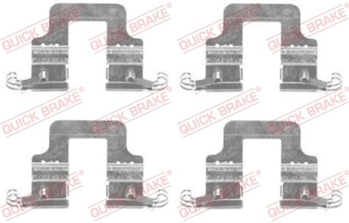 Montagesatz des Bremsklotzes hinten passt zu: AUDI A4 ALLROAD B8, A4 B8, A5,...