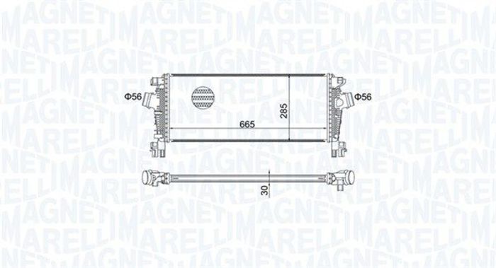 Ansaugluftkühler passt zu: OPEL ASTRA J, ASTRA J GTC, ZAFIRA C 1.4-1.6D 12.09...