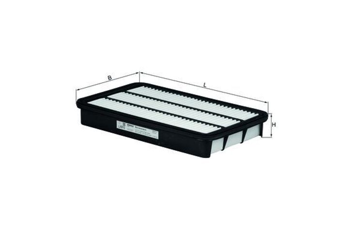 Luftfilter (Filterpatrone) passt zu: LEXUS ES, RX; TOYOTA AVALON, CALDINA, CA...
