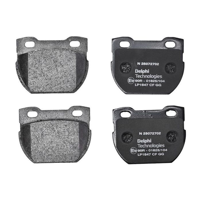Bremsbelagsatz hinten , passt zu: LAND ROVER DEFENDER 2.2D-3.9 08.90-02.16