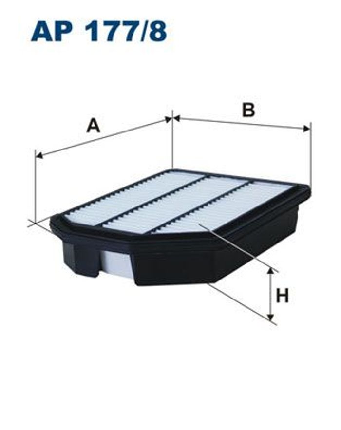 Luftfilter (Filterpatrone) passt zu: KIA CARENS I, CARENS III, MAGENTIS II 1....