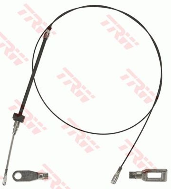 Handbremsseil vorne L/R (2440mm/285mm, bremsen: Scheiben-) passt zu: MERCEDES...