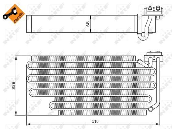 Verdampfer der Klimaanlage passt zu: SCANIA 4, G I, P I, R I, T DC09.113-DT16.08