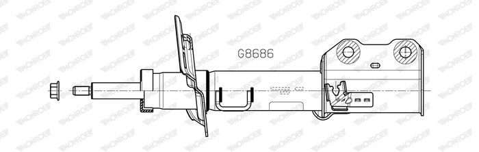 Stoßdämpfer vorne R passt zu: FORD KUGA III 1.5-2.5H 07.19