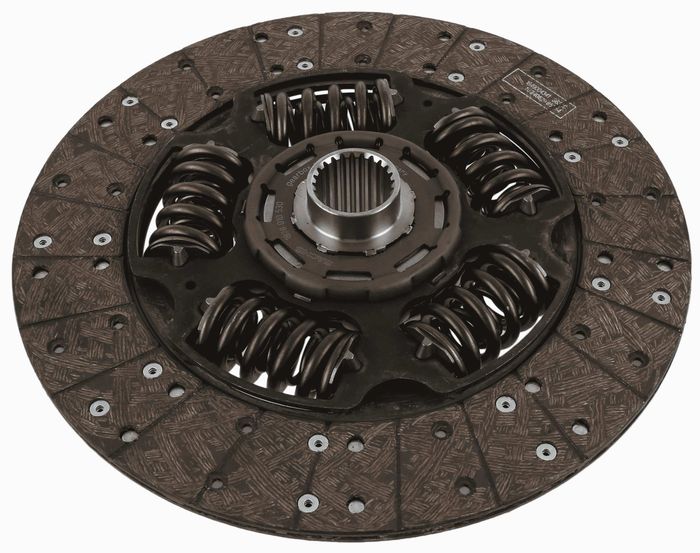 Kupplungsscheibe passt zu: SCANIA G II, INTERLINK, K I, L, P II, R II, S 08.12
