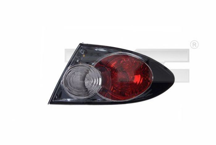 Lampe hinten L (äußerer Teil, glasfarbe chrom) passt zu: MAZDA 6 GG, GY Hatch...