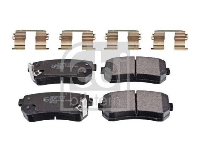 Bremsbelagsatz hinten , passt zu: HYUNDAI ACCENT III, I20 I, I30, IX35; KIA C...