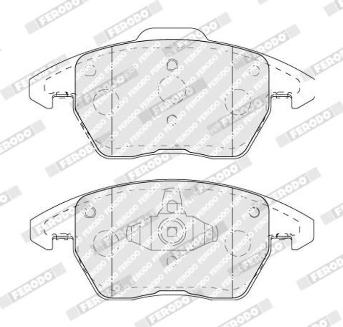 Bremsbelagsatz vorne , passt zu: AUDI A1; SEAT IBIZA IV SC; SKODA SCALA; VW J...
