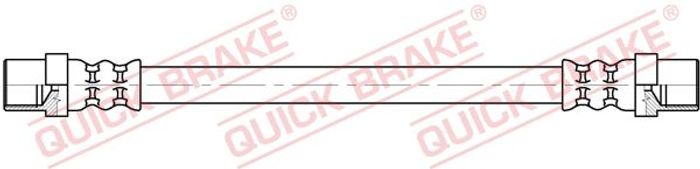 Bremsleitung elastisch hinten/vorne L (länge 102mm, M12x1/M12x1) passt zu: BM...