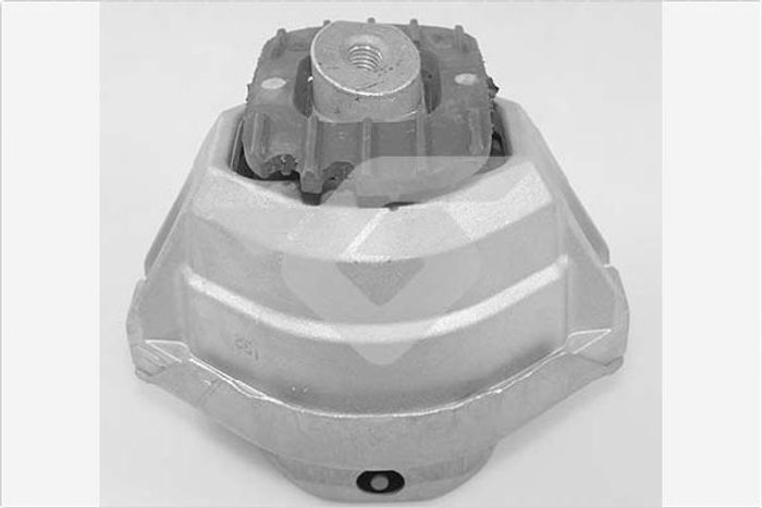 Motorlagerung L, unten, gummi-metall passt zu: BMW 5 (E60), 5 (E61) 2.5/3.0 0...