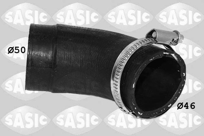 Luftkühlerschlauch (ausgangsseite, durchmesser 46mm) passt zu: AUDI A1; SEAT...