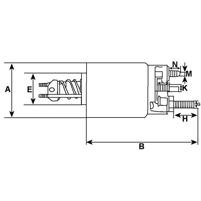 Magnetstarter außendurchmesser: 61mm (12V), MERCEDES 1000 MB-TRAC, 1100 MB-TR...