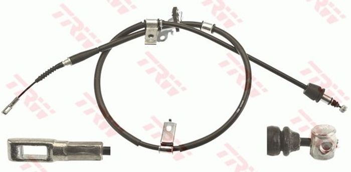 Handbremsseil hinten L (1515mm/1306mm, bremsen: Scheiben-) passt zu: KIA PICA...