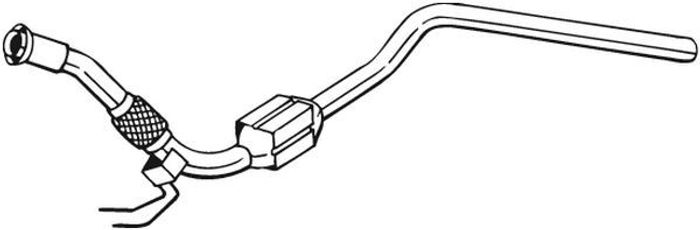 Katalysator EURO 2 passt zu: MERCEDES V (638/2), VITO (W638) 2.2D 02.99-07.03