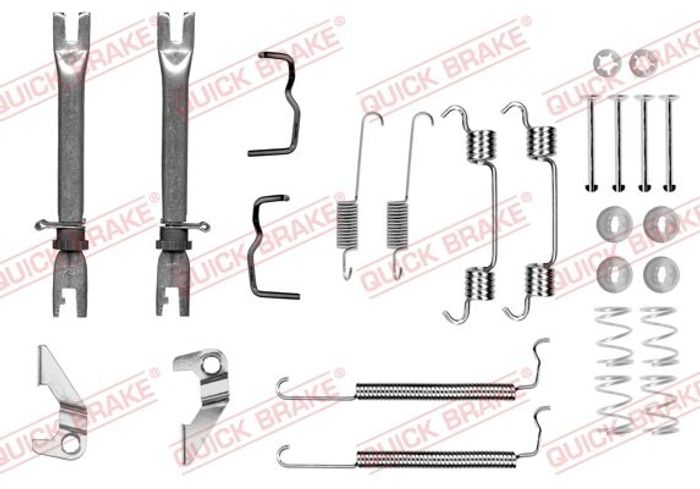 Montagesatz der Bremsbacken passt zu: CHEVROLET AVEO, AVEO / KALOS, SPARK; DA...