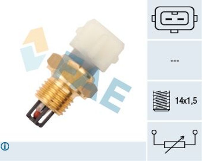 Lufteinlasstemperatursensor passt zu: VOLVO S40 I, V40; CHEVROLET AVEO / KALO...