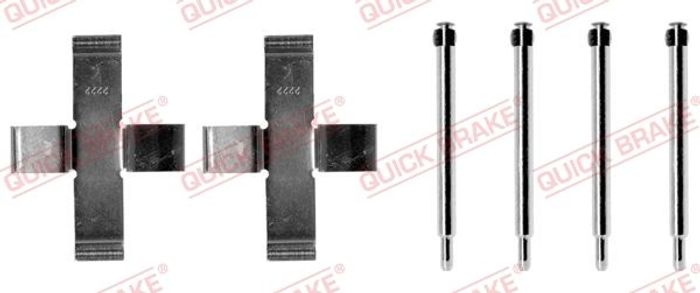 Montagesatz des Bremsklotzes vorne passt zu: VW TRANSPORTER T2, TRANSPORTER T...
