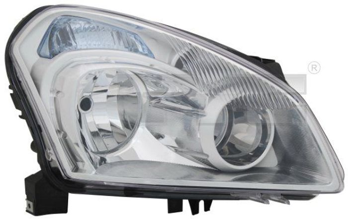 Scheinwerfer R (H7/H7, elektrisch, ohne motor, einsatzfarbe: schwarz/chrom) p...