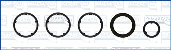 Ölkühler-Dichtungssatz passt zu: LAND ROVER DISCOVERY IV, DISCOVERY V 3.0D 09...