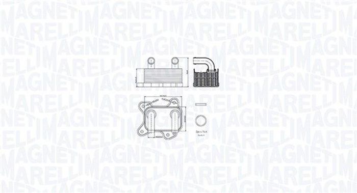 Ölkühler passt zu: CHEVROLET CORSA; OPEL ASTRA G, COMBO, COMBO TOUR, CORSA C...