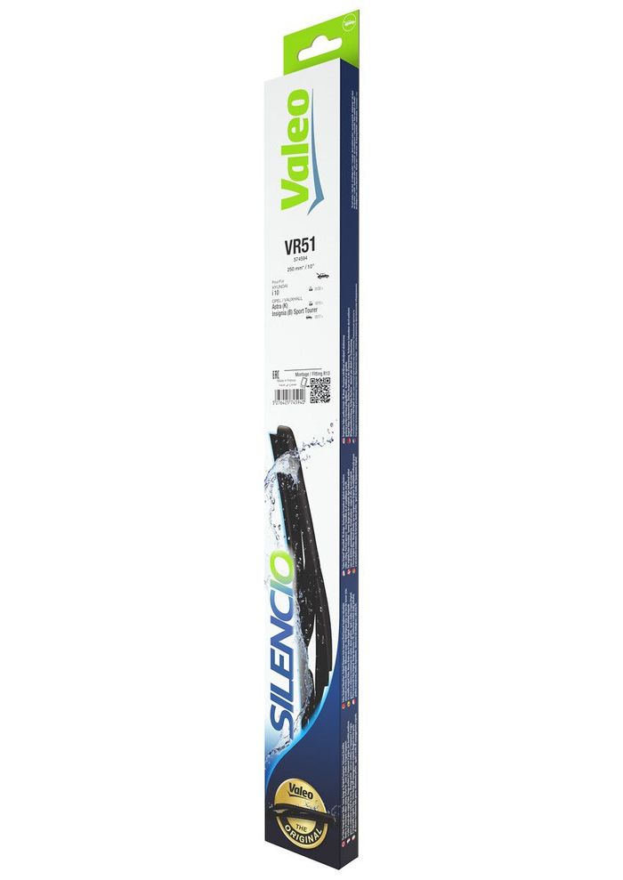 Wischerblatt Bügelwischer hinten (1Stück) Silencio 250mm passt zu: HYUNDAI I1...