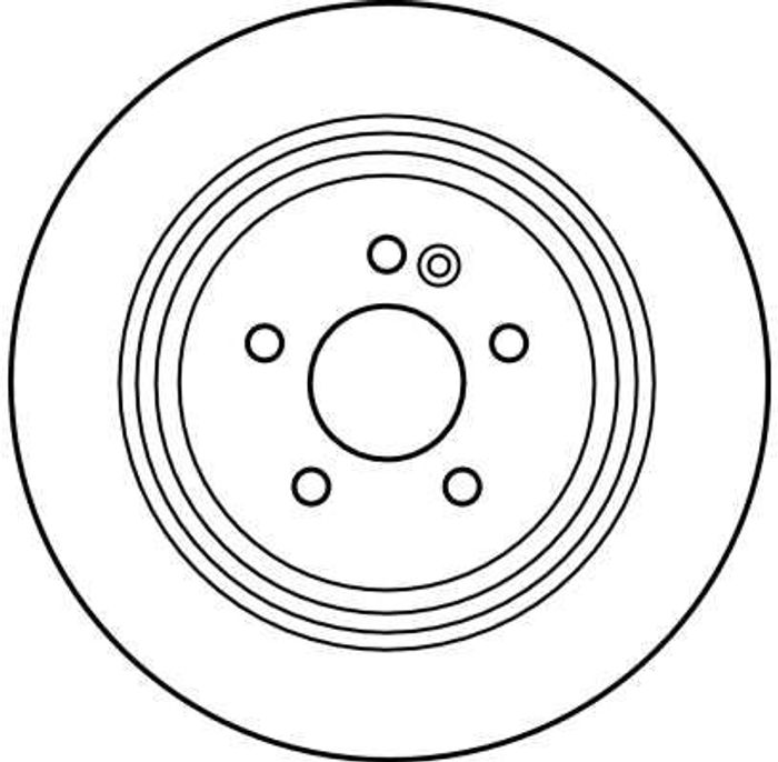 Bremsscheibe hinten L/R passt zu: MERCEDES M (W163) 2.7D-5.4 02.98-06.05