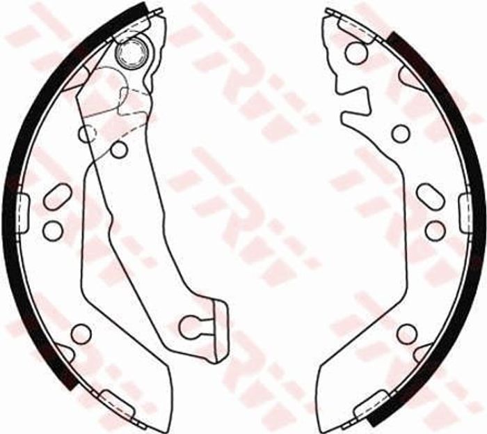 Bremsbacke passt zu: HYUNDAI ACCENT, ACCENT II 1.3-1.6 10.94-12.06