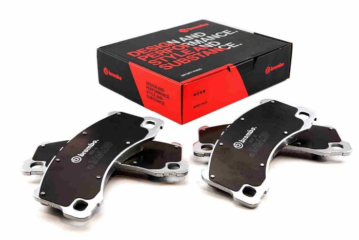 Bremsbeläge Tuning HP2, genehmigung für die Straße, vorne passt zu: PORSCHE C...