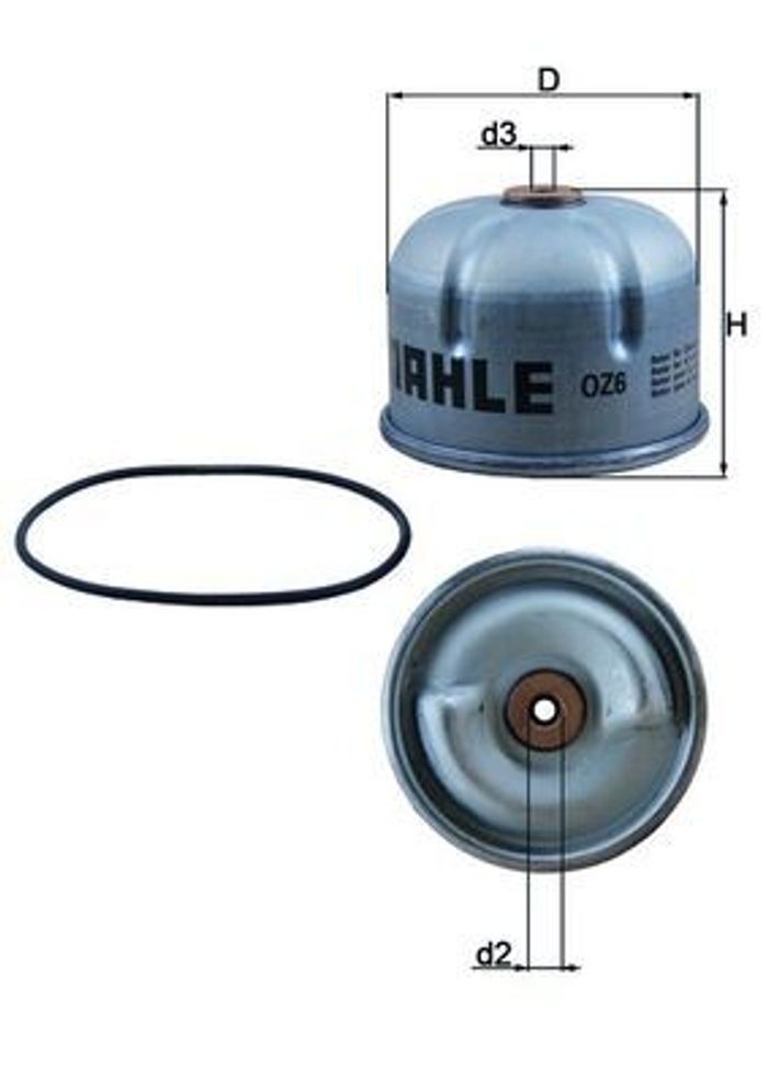 Ölfilter passt zu: FORD TRANSIT; LAND ROVER DEFENDER, DISCOVERY II 2.4D/2.5D/...