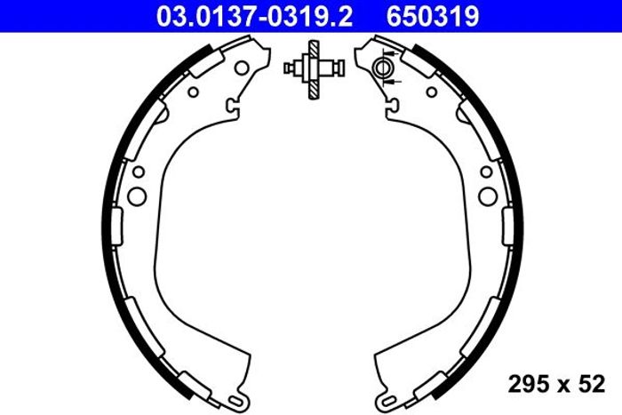 Bremsbacke passt zu: NISSAN NAVARA, NP300, PATHFINDER II, PICK UP 2.4-3.5 03.86