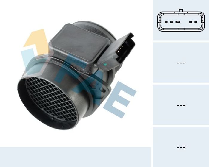 Luftmengenmesser (5 pin, Modul) passt zu: CITROEN BERLINGO, EVASION, JUMPY I,...