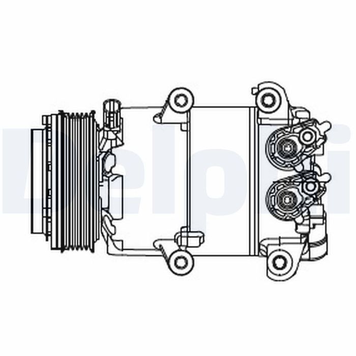 Klimakompressor passt zu: FORD B-MAX, FIESTA, FIESTA VI, FOCUS III 1.25-1.6D...