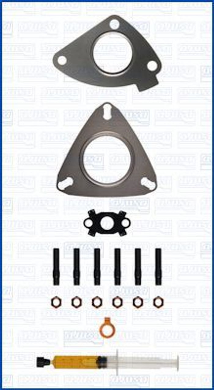 Montageset der Turbokompressors (mit Dichtungen) passt zu: LAND ROVER RANGE R...