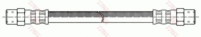 Bremsleitung elastisch hinten L/R (länge 265mm, M10x1/M10x1) passt zu: VOLVO...